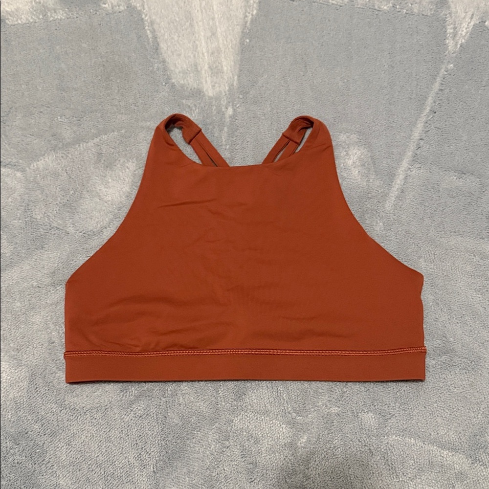 Lululemon Rust Sports Bra